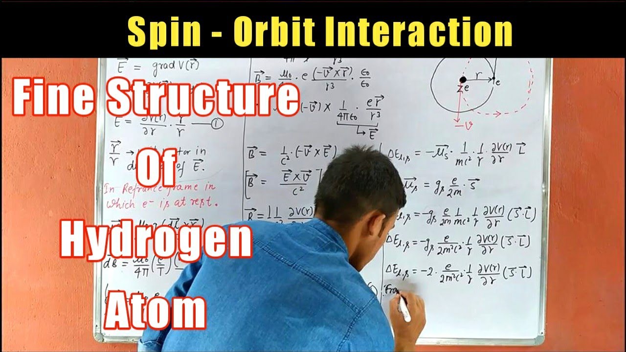 Spin Orbit Interaction || fine structure of hydrogen atom | term shift ...