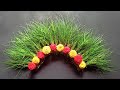 How to make a Beautiful Arugampul malai || Durba grass garland for Puja decoration ❤️