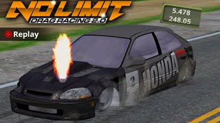 5.4 Honda Civic Fastest Tune - No Limit Drag Racing 2 screenshot 2