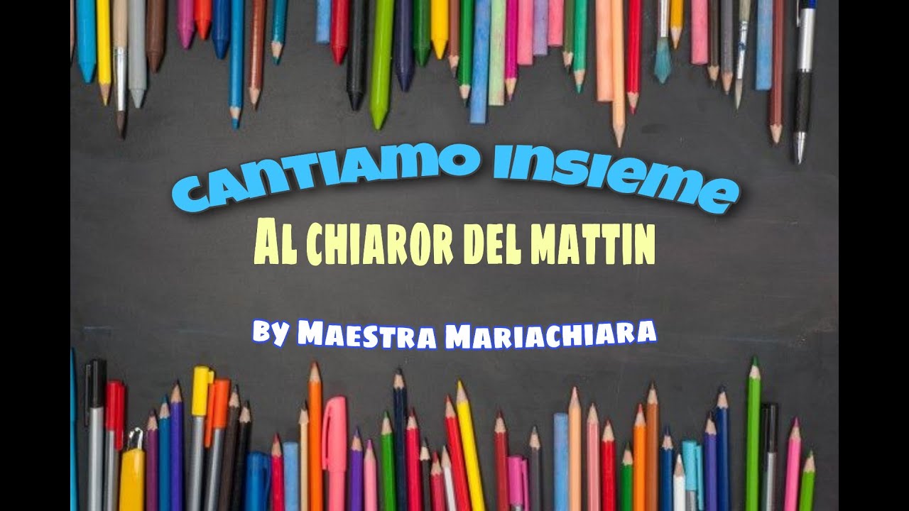 Canzoni Per Bambini Scuola Primaria Al Chiaror Del Mattin Didattica A Distanza Musica Youtube