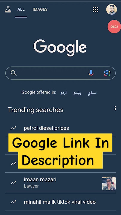 Google Link In Description 👌