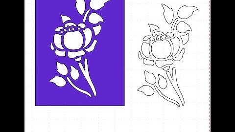 brother scan n cut tutorials creating a floral stencil or card panel