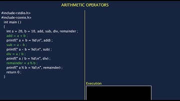 6.  ARITHMETIC OPERATORS IN C