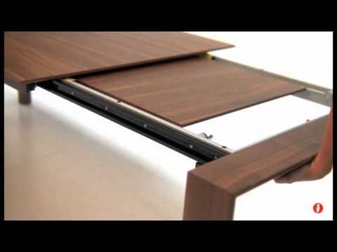 Omnia: tavolo allungabile rettangolare in legno by calligaris ... Tavolo in legno allungabile