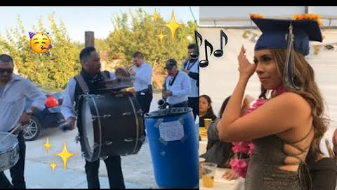 2020 Graduation Party! * surprised Evelyn with banda!!