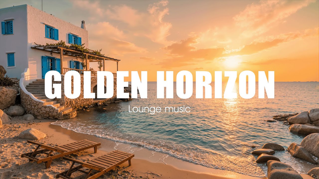 Mediterranean Sunset Escape 🎧 Golden Horizon & Deep House Serenity