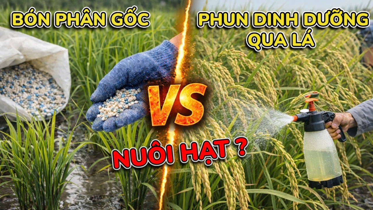 CNN || BÓN PHÂN RƯỚC HẠT hay CUNG CẤP CÁC GIẢI PHÁP DINH DƯỠNG QUA LÁ để NUÔI HẠT ?