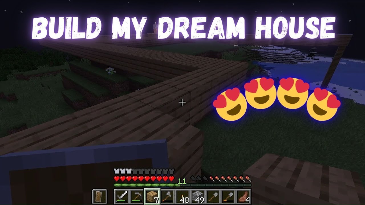 Minecraft : Building My Dream House 😍😍😍 - YouTube