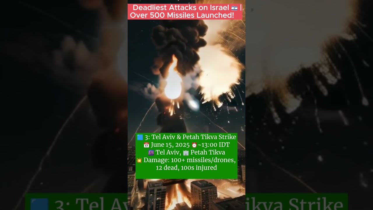 Strategic Strikes of 2025 🔥 | Key Escalations in the Middle East Conflict