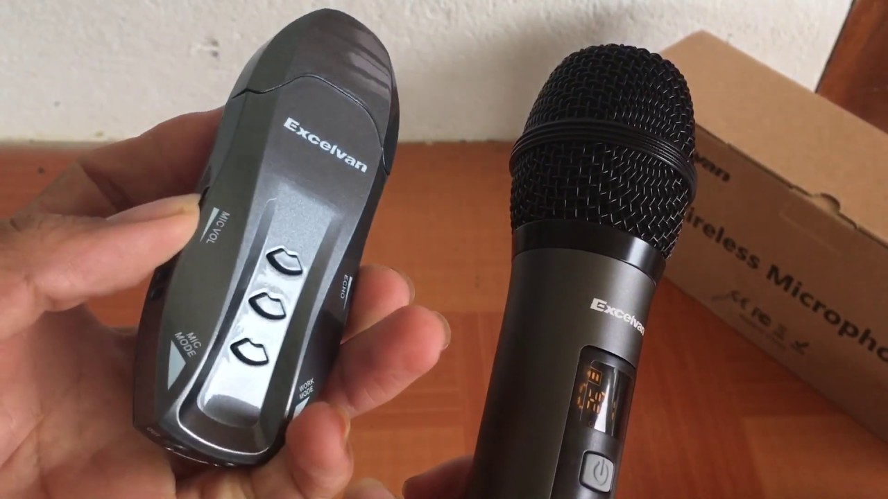 Mic karaoke excelvan k18v YouTube