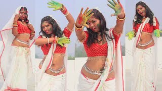 Holi Video Shoot Bongali Saree Model Pinki Tiwari