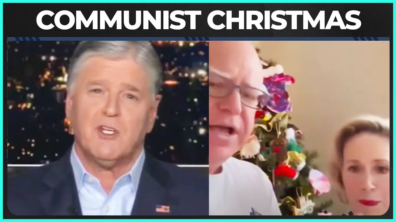 Hannity Is VERY UPSET With Tim Walz’s Xmas Decor
