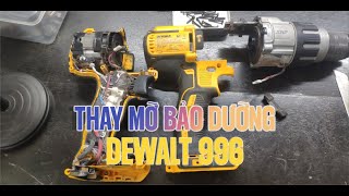 Thay mỡ bảo dưỡng Dewalt DCD996 quá dễ | Dewalt dcd996 maintenance grease replacement