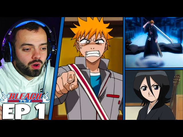 FIRST TIME WATCHING BLEACH! BLEACH EPISODE 1 REACTION 