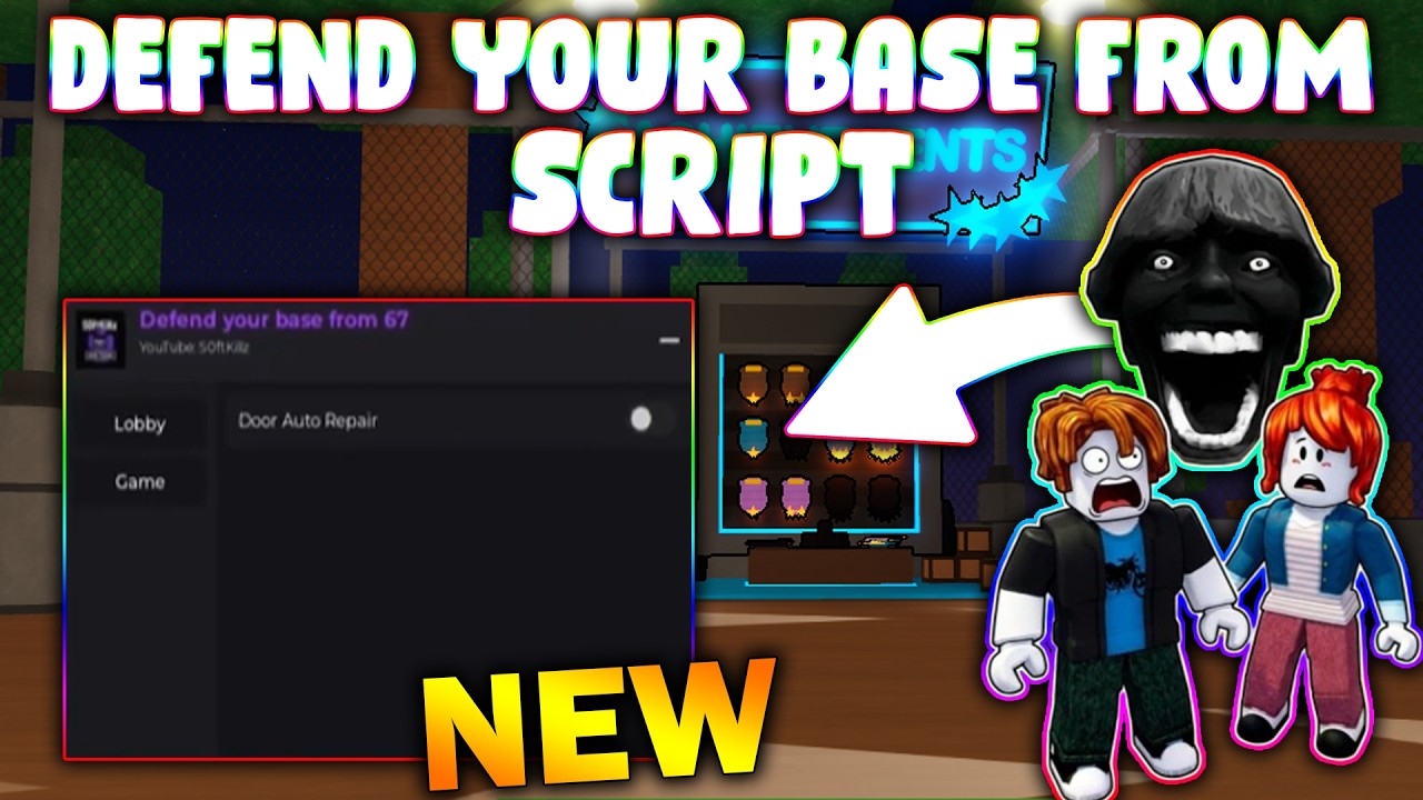 *NEW* Defend your base from 67 Script (PASTEBIN 2026) (AUTO FARM , DOOR AUTO REPAIR )