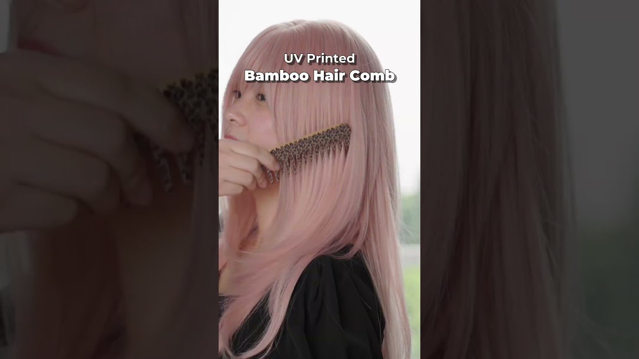 What Can the MTuTech UV9060 Print? Custom Bamboo Hair Combs