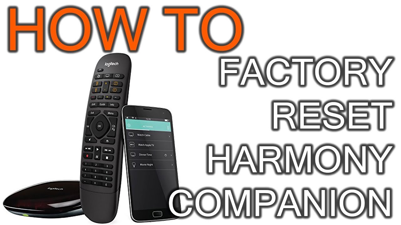 pastel solo Latter How to Factory Reset Harmony Companion - YouTube