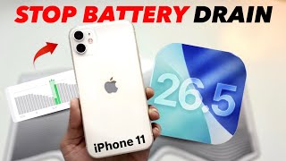 iPhone 11 on iOS 26.5? Stop Battery Drain With These Hidden Settings ⚡