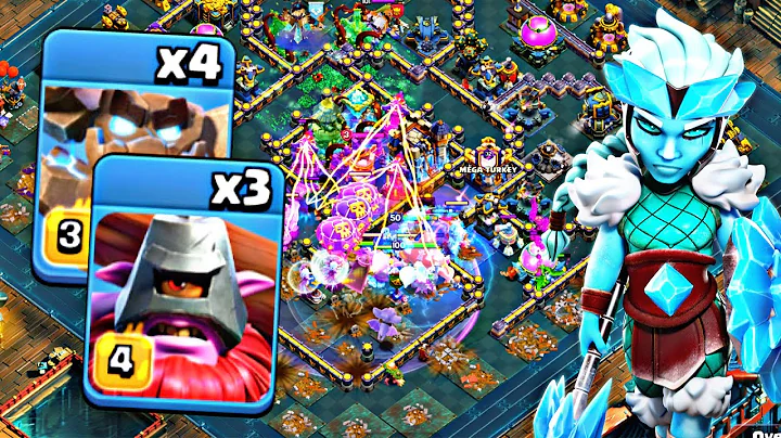 TH18 NEW META: RC Charge Meteor Golem + Thrower Smash = EASY 3 Stars Legends Battles!