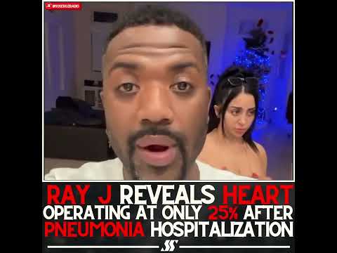 راي جيه يكشف أن نبضات قلبه تعمل بنسبة 25 بعد دخوله المستشفى بسبب الالتهاب الرئوي