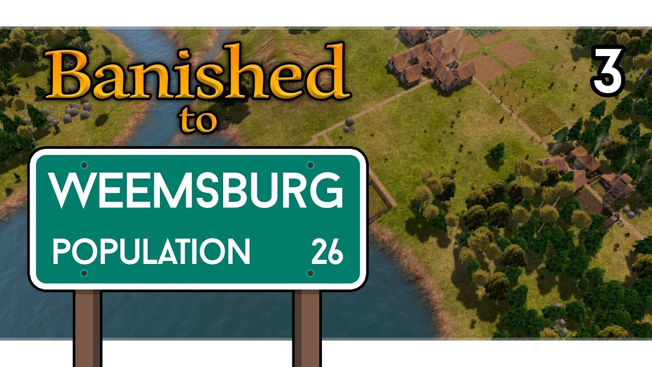 Banished Gameplay Let's Play Tailor and Quarry Episode 3 YouTube