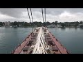 MV Manitowoc does a handbrake turn in the St. Clair River.