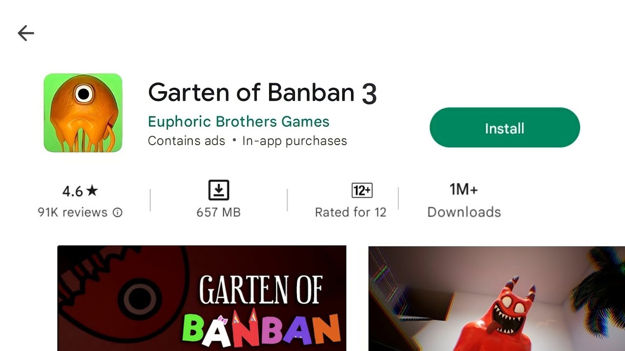 How To Download Garten Of Banban 3 On Mobile  Garten Of Banban 3 Mobile  Download 