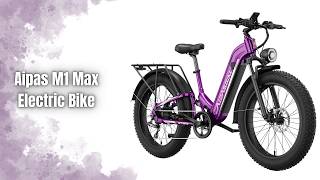 Aipas M1 Max Electric Bike Review | 1800W Peak Power Fat Tire E-Bike!