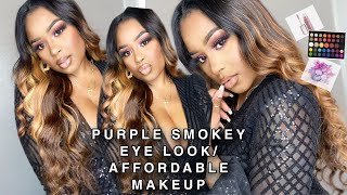 PURPLE SMOKEY EYE!!! AFFORDABLE MAKEUP LOOK