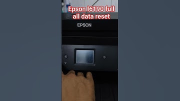 Epson l6190 full reset all data