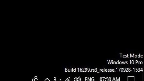 How to disable the "Test mode" message that is displayed in Windows 10, 8, 8.1, 7