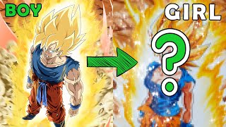 Drawing Goku as a Girl | Gender Swap