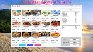 Cafe Management System Project | Java Swing | NetBeans screenshot 2