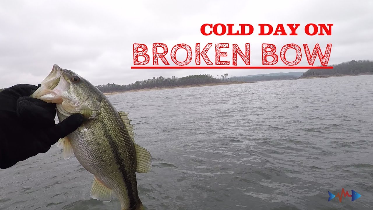 Cold weather fishing on Broken Bow - YouTube