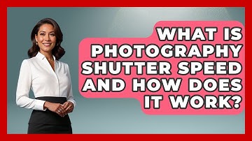 What Is Photography Shutter Speed And How Does It Work? - Image Review Studio
