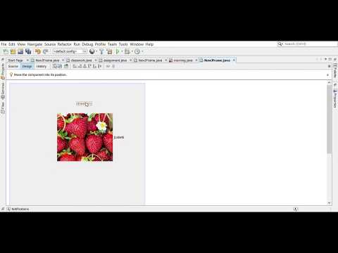 How to display image in netbeans