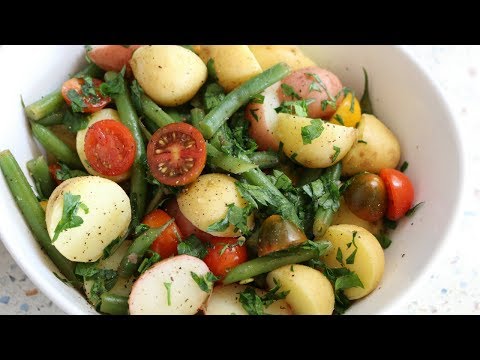 Potato and green bean salad