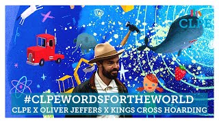 X Oliver Jeffers Kings Cross Hoarding