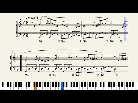 Piano etude for