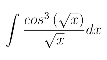 Integral of cos^3(sqrt(x))/sqrt(x)