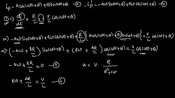 Sinusoidal Response of RL Series Circuit