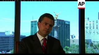 AP interview with leading presidential candidate Enrique Pena Nieto