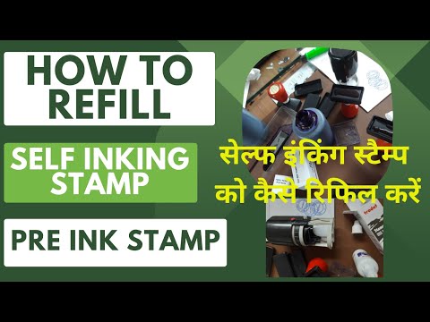 How to Re-Ink Self-Inking Stamps 