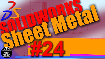 SOLIDWORKS Sheet Metal 24 ( Simple Hole ) Tutorials