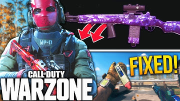 Call Of Duty WARZONE: New WEAPON TUNING UPDATE, STIM GLITCH FIXED, & MORE! (New DMR NERF)