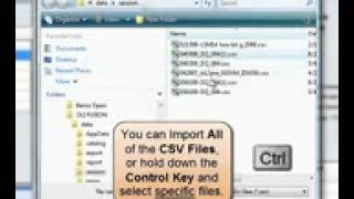 Import CSV Files