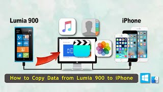 How to Transfer Data from Lumia 900 to iPhone, Sync Lumia 900 with iPhone 6S Plus