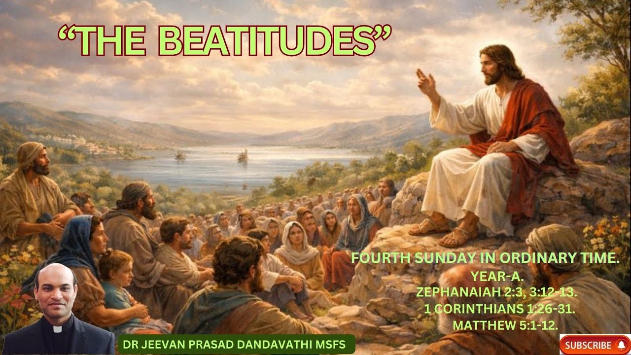 “THE BEATITUDES” // DR JEEVAN PRASAD DANDAVATHI MSFS