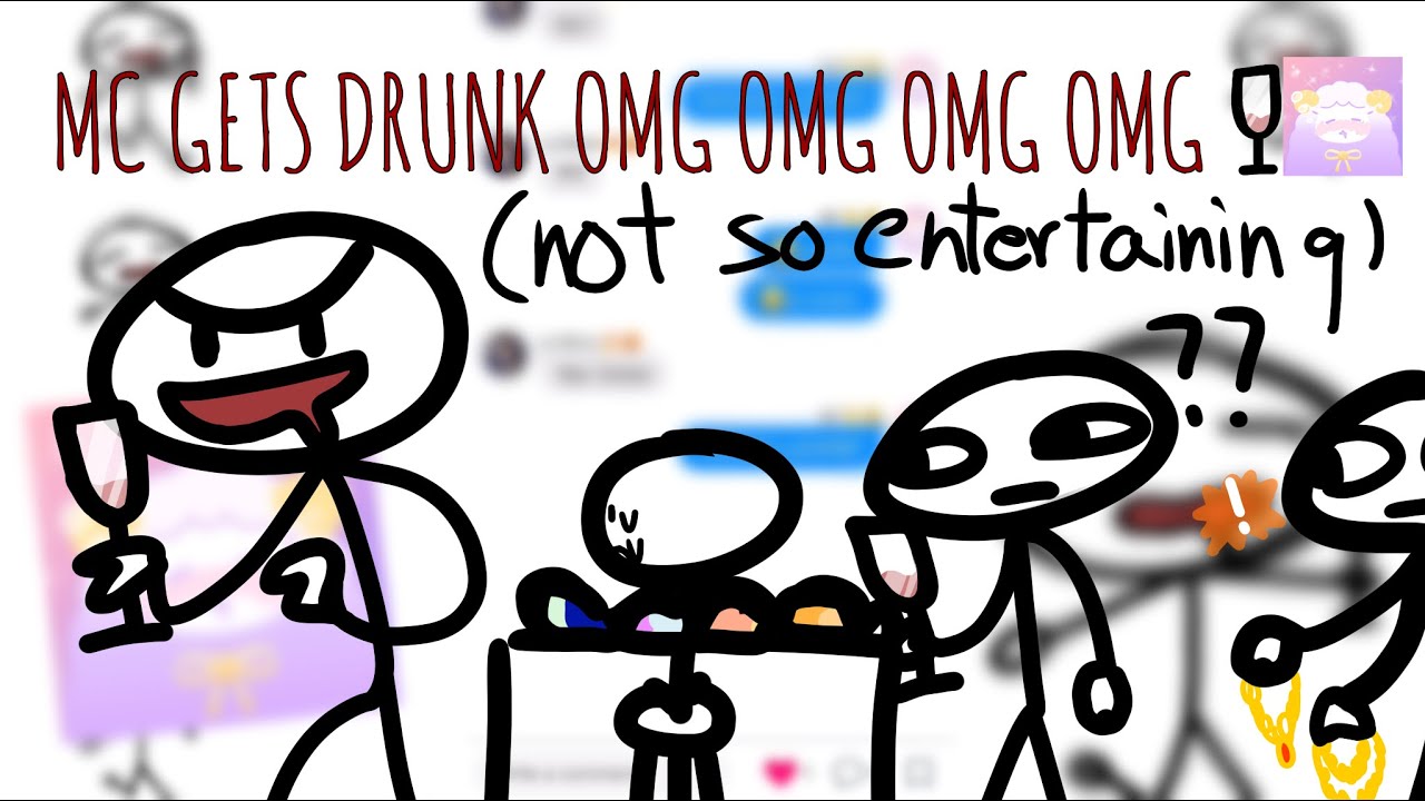 MC GETS DRUNK OMG OMG OMG!!Obey me texting story!!