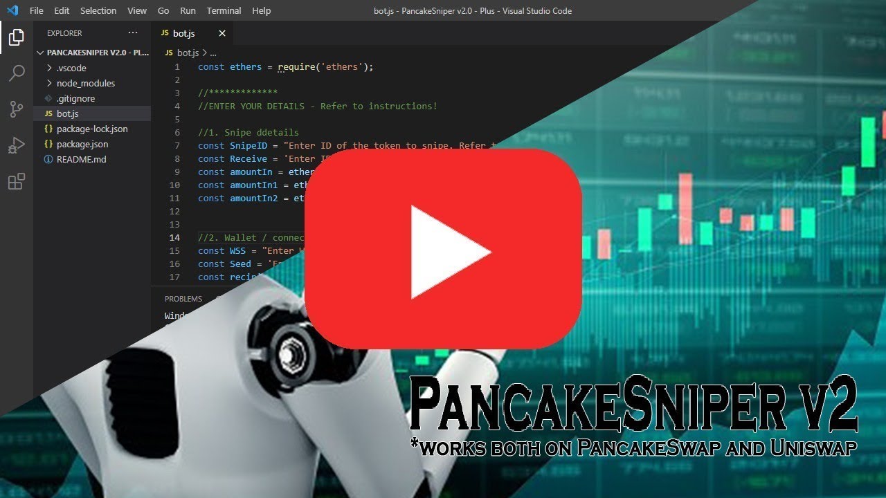 Pancakeswap Sniper Bot Front Running Bot Crypto Liquidity Sniper Mempool Scanner Sniping Bot Youtube